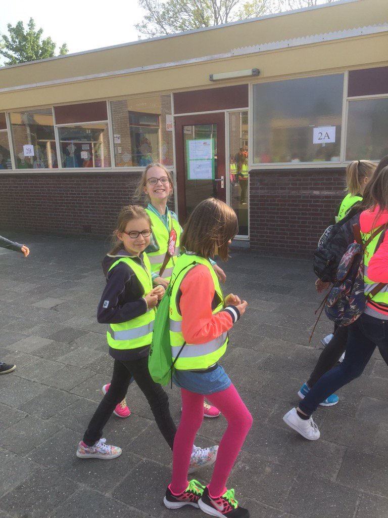 Groep 7 van <a href="/pcbdebranding/">PCBdeBranding</a> is van start. #avondvierdaagse #Swifterbant
