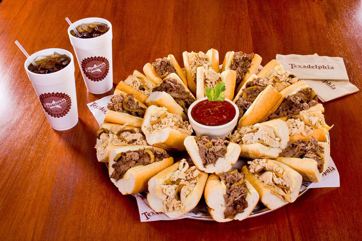 TdelphBricktown's tweet photo. Make lunch a cheesesteak lunch. #delphyourself #texadelphia https://t.co/PylsOadCQ0