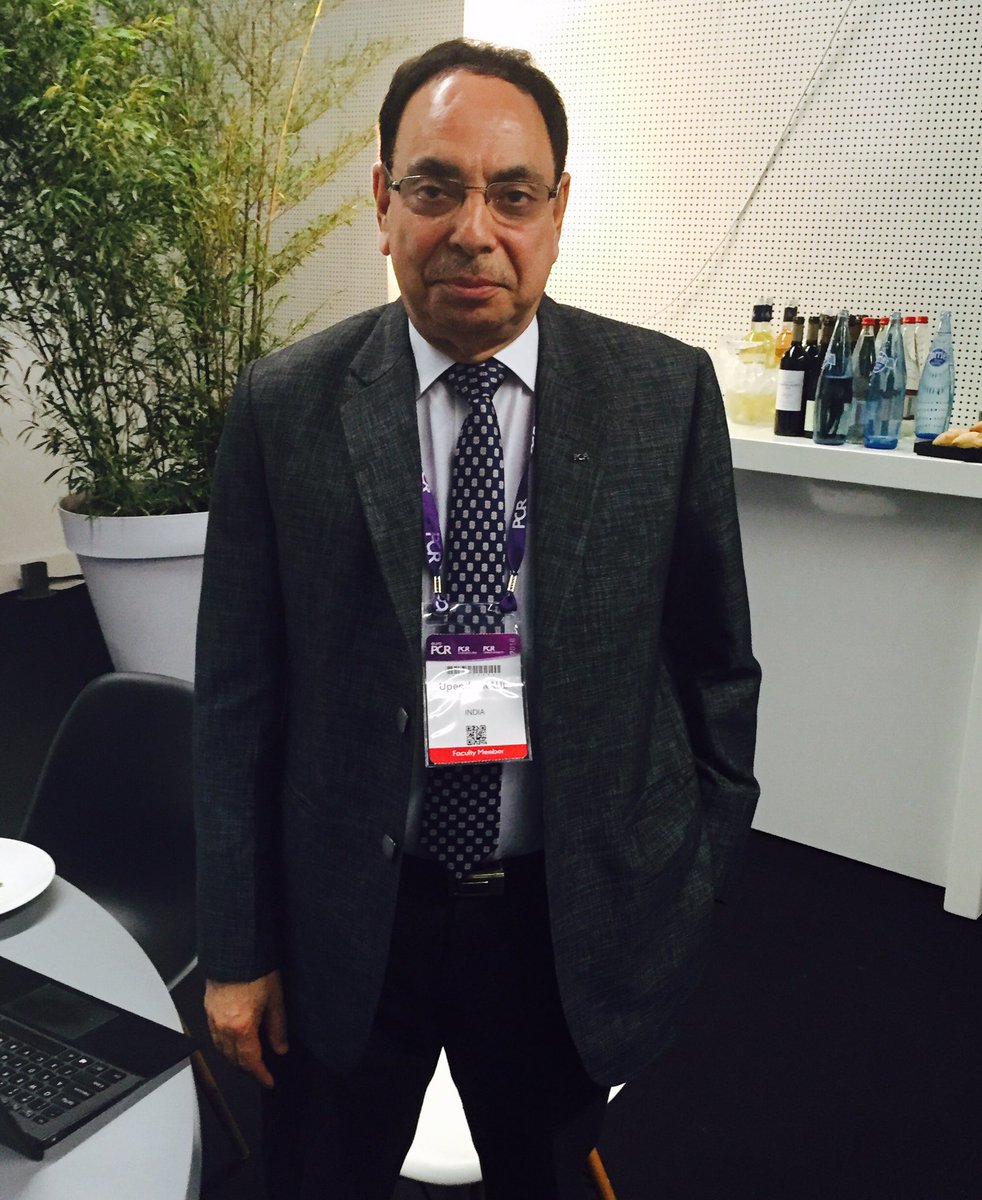 AsiaInterv's tweet image. Chief Editor Prof. U. Kaul at EuroPCR2016 The Many Faces of #asiaintervention #EuroPCR