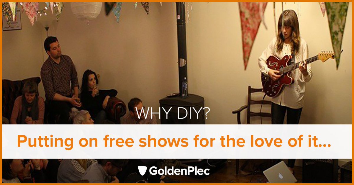 GoldenPlec's tweet photo. In a new series, we explore - Why DIY? Putting on free shows for the love of it! #ad  https://t.co/GvJEC5r7HW https://t.co/Yk6tPKDOL8