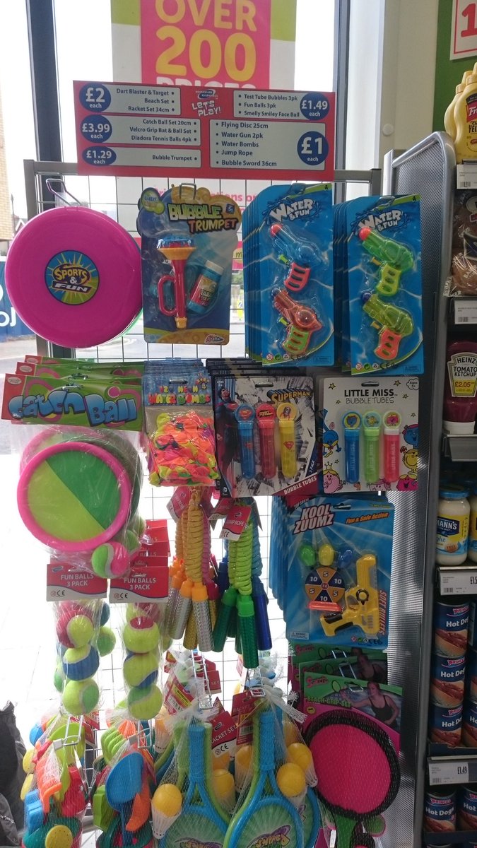 Summer toys now available at MyLocal Southampton City Gateway, pop in and have a look
@PaulalanDennis