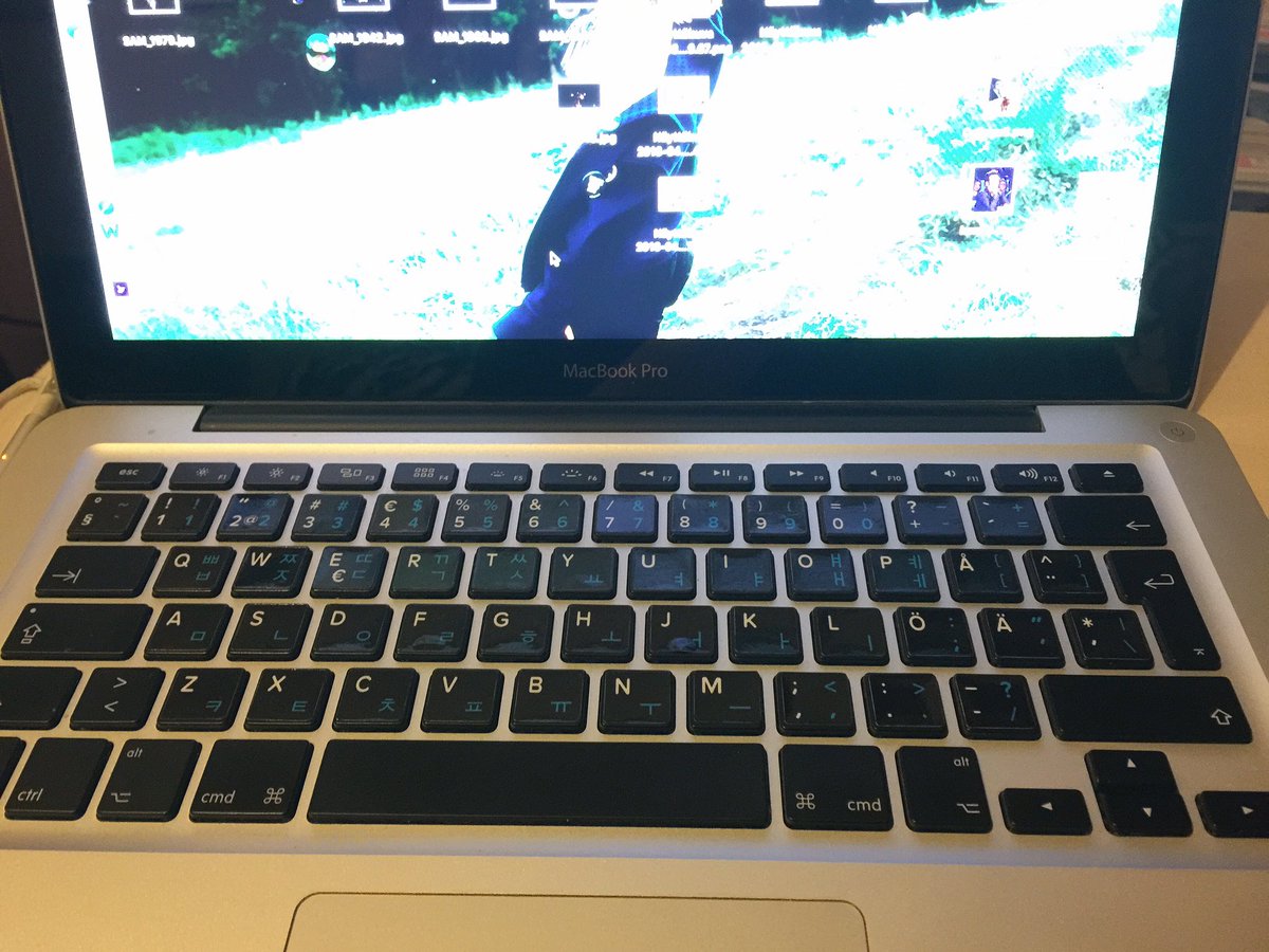 cascadinellin's tweet image. ordered myself finnish-korean bilingual keyboard stickers from @keyshortshq #keyshorts thank you ^^