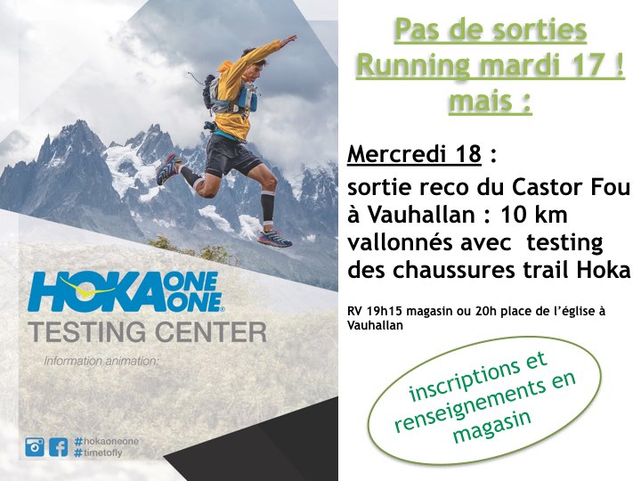 TdrAntony's tweet photo. sortie reco du #castorfou demain soir avec testing trail @HOKAONEONE 
Inscriptions ici :
https://t.co/MMed9LVxLI https://t.co/syxDUs7FGH