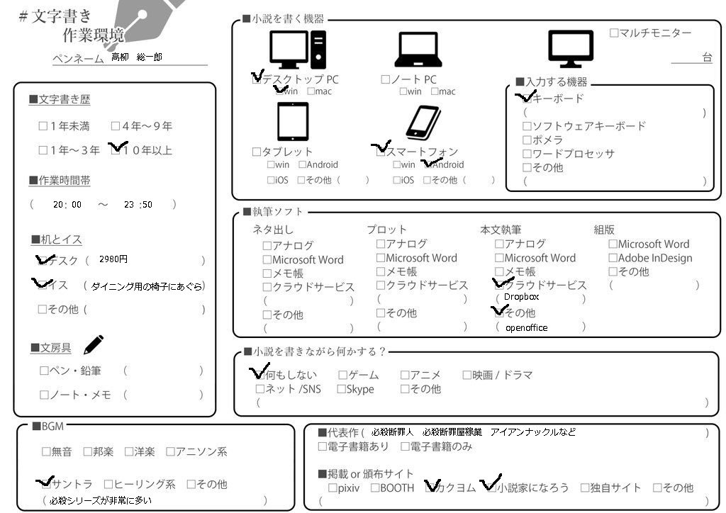 文字書き作業環境 まとめ 8ページ目 Togetter