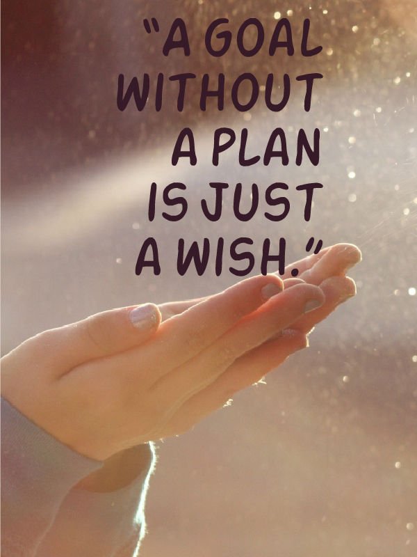 SoftwareMessage's tweet image. A #goal without a #plan is just a #wish.