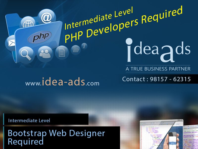 idea-ads.com
Web Designing, Mobile App Development,  SEO, SMO
Brochures / Flyers / MagazinesPrinting