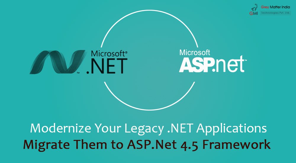 GMITechnologies's tweet image. Modernize Your Legacy #DOTNETApplications – Migrate Them to #ASPdotNet 4.5 #Framework goo.gl/yVjUWU