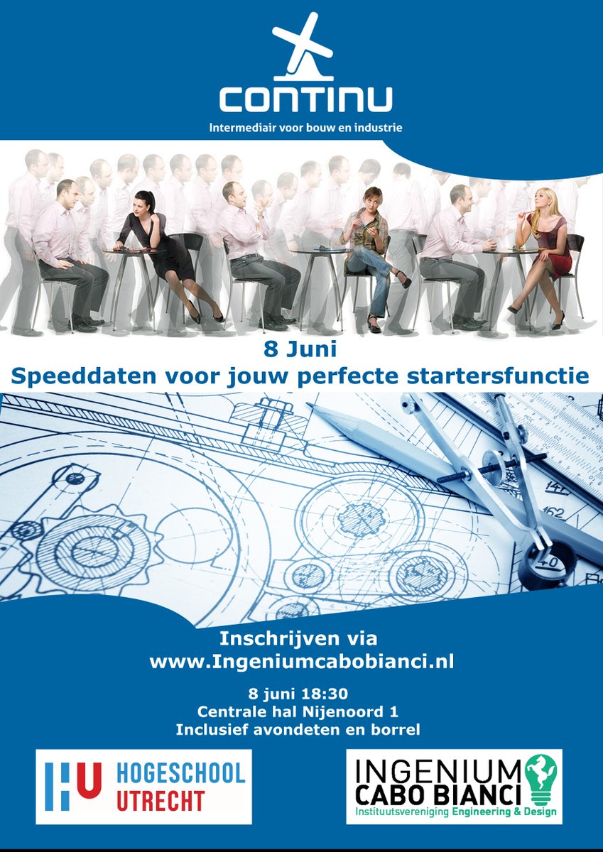 IngeniumCabo's tweet photo. 8 Juni speeddaten voor perfecte startersfunctie als TBK, WTB of E? Inschrijven via https://t.co/IViKTX0uzY #hufnt https://t.co/Jm8UY8phXO