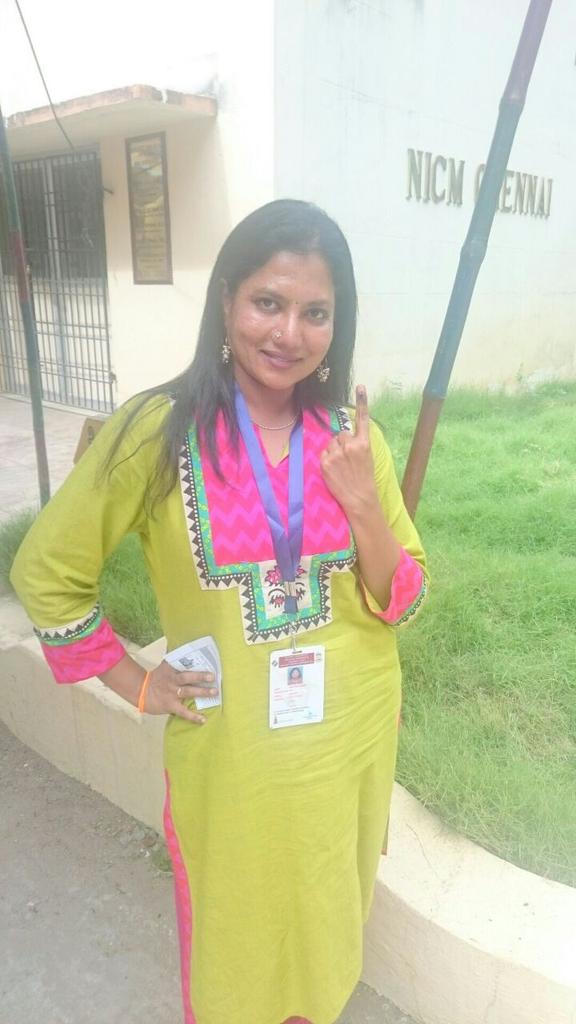 kavitharamu's tweet photo. #IvotedTN https://t.co/Y21xzQqyzr