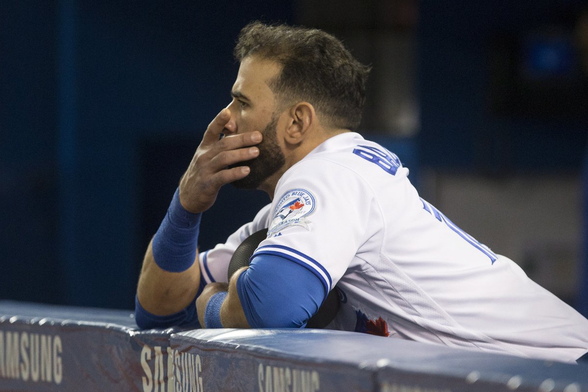 TorontoStar's tweet photo. .@BlueJays take it on the chin against Rays, losing 13-2. https://t.co/xBi0r0YBrS https://t.co/iguCjkw47X