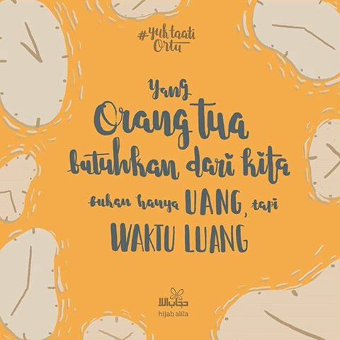 Karena sesungguhnya batin merekalah yang seharusnya ku jaga dengan perhatian sejati.. #YukTaatiOrtu