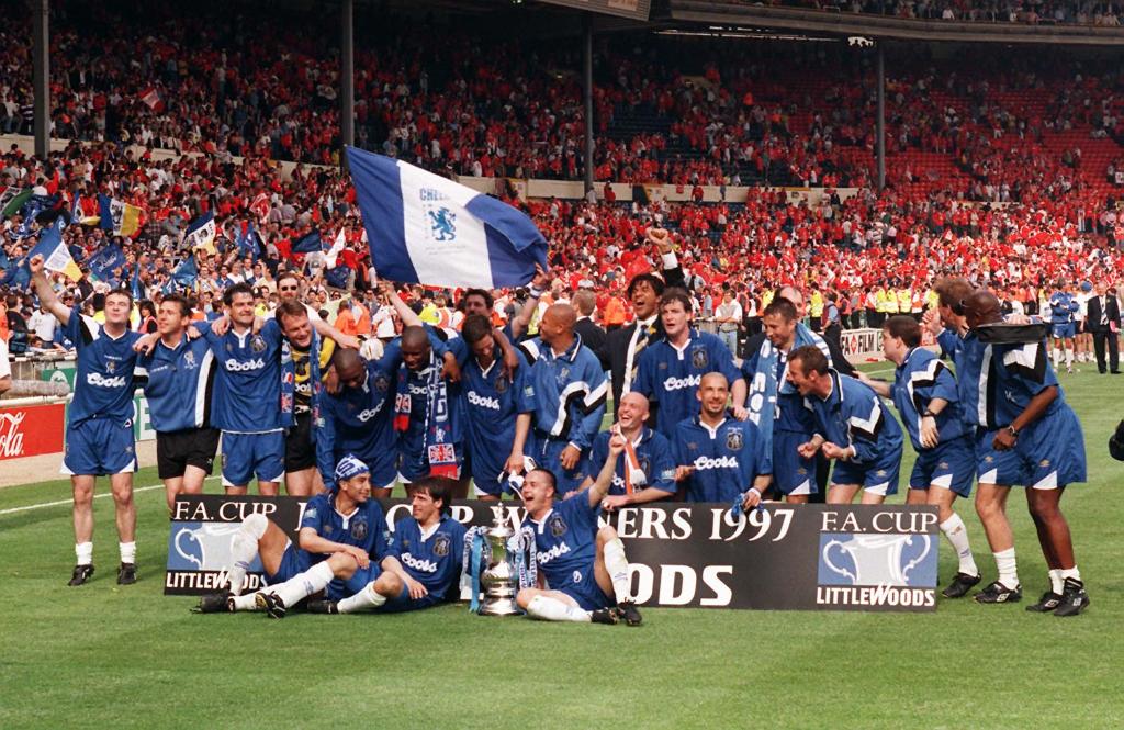 ChelseaFC's tweet image. On this day in 1997, we beat Middlesbrough 2-0 at the old Wembley to win the FA Cup!