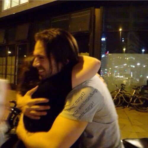 pinned tweet on Twitter: ""Sebastian Stan doesn't care about his fans" okay but he literally hugs them with his whole body...… "