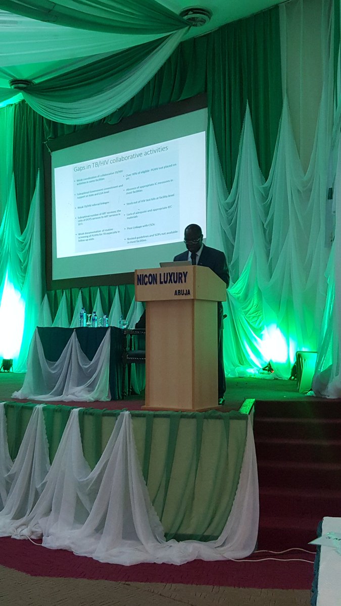 There is a weak coordination of collaborative #TB/HIV activities in some facilities-Prof John Idoko #TBConference16