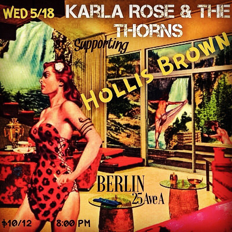 Tomorrow night! With <a href="/HollisBrown/">Hollis Brown</a>