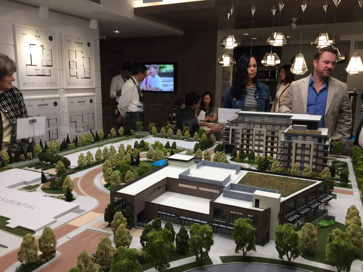 KohnArchitects's tweet photo. Great turnout @VandykHomes #backyardcondos opening. The building model looks great! #condos #Etobocoke #architecture https://t.co/Ejzg24mT5g