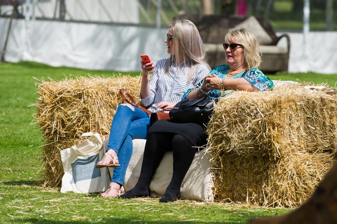 #BHWedFest visitors soaking up the atmosphere and food &amp; drink samples on offer. What amazing weather we had!