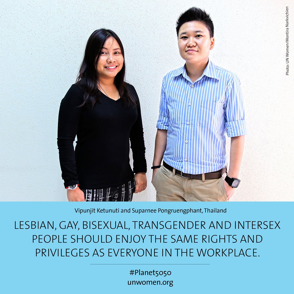 UN_Women's tweet photo. It's the Int'l Day against Homophobia &amp; Transphobia! We want a #Planet5050 with equal rights for all. #IDAHOT2016 https://t.co/fOWgzDZXw0