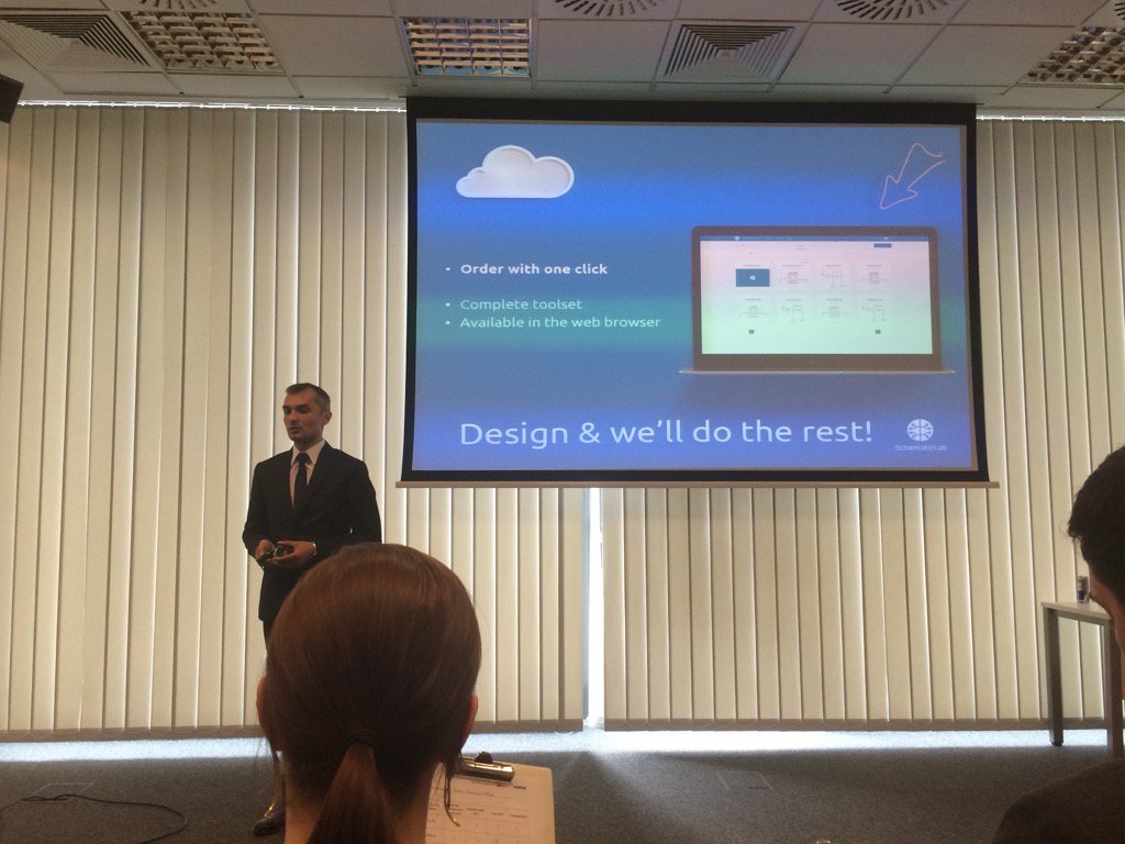 Just after presentation!