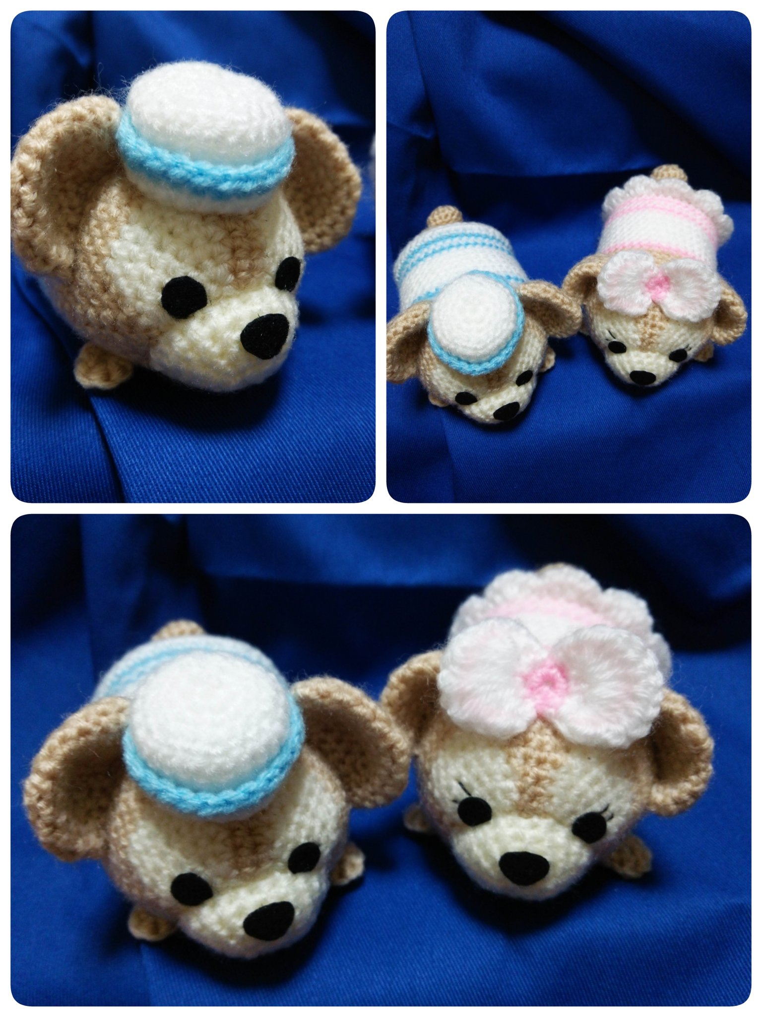 みぃ ダッフィーくん完成 並べると可愛いかも ダッフィーくんの耳は Purin さんに教えて頂いたレシピで 凄く可愛く仕上がりました ツムツム編みぐるみ ダッフィー T Co 7xk9el8e10 Twitter