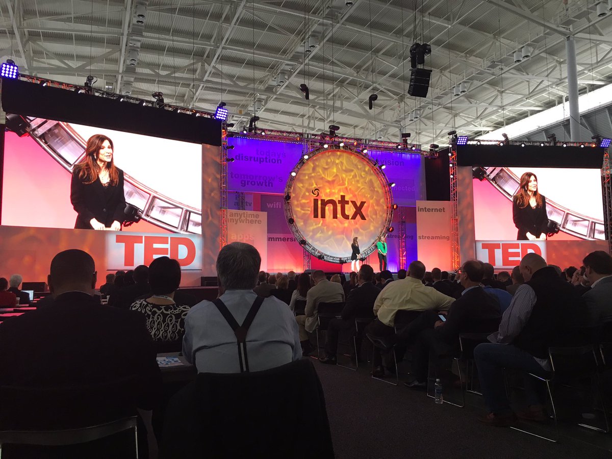 aprildsmith10's tweet photo. Kicking off day #2 with TED Talks was perfect! It was inspiring and relevant. Embracing disruption! #INTX2016 https://t.co/8iPhghmKvo