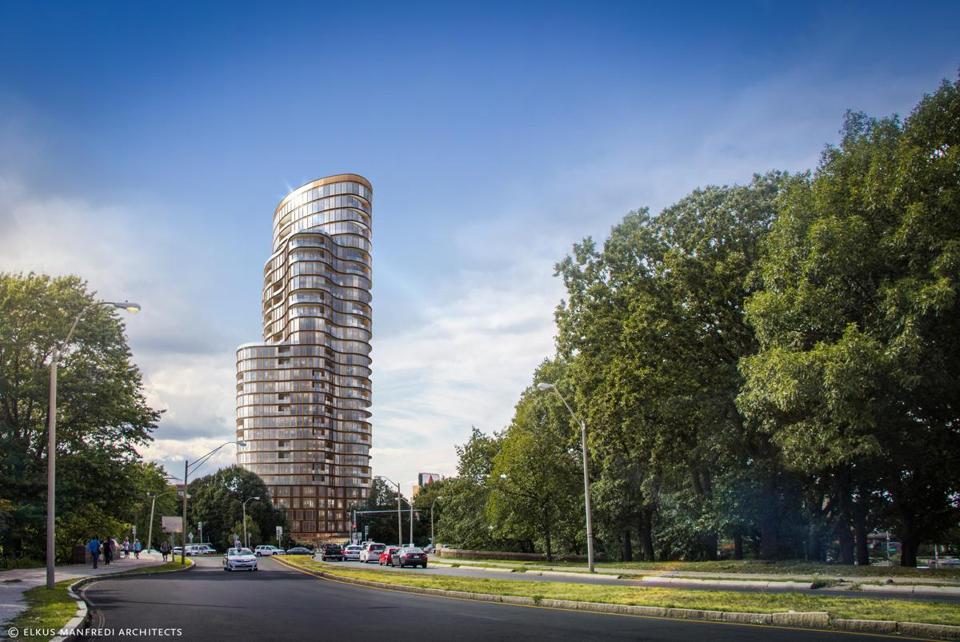 BostonGlobe's tweet image. Forgotten corner of The Fenway could soon get a new identity with planned 340-foot tower bos.gl/RVpdoUK