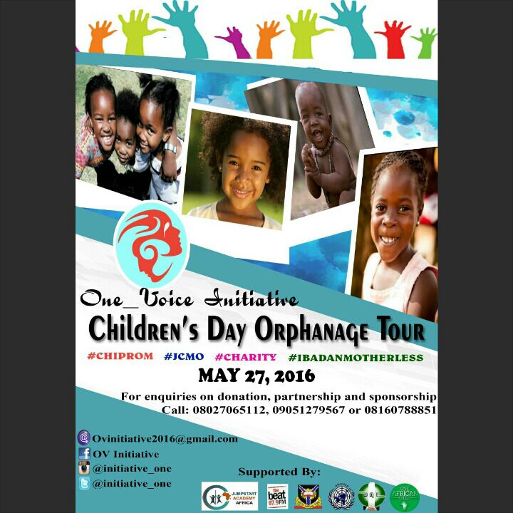 ovi_wce's tweet photo. @savechildrenNG Help us feed 5,000 children on Children's Day #IBADAN #ORPHANAGE #TOUR #CHIPROM #JCMO @THEBEAT979FM https://t.co/HPBn4bKazV