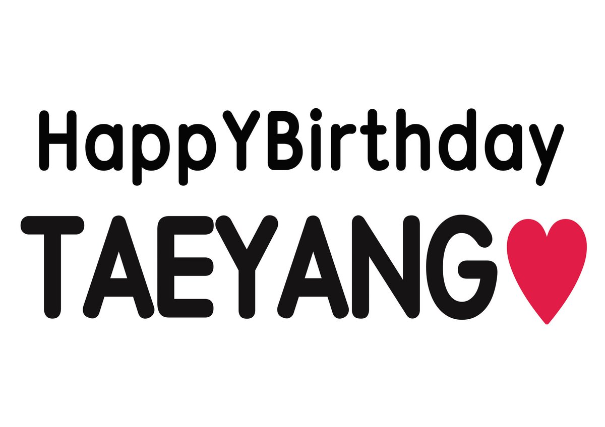 Let's do TAEYANG's 29th Birthday hashtag from now on. #HAPPYTAEYANGDAY #HAPPYBAEBAEDAY 🎂🎉🎁✨