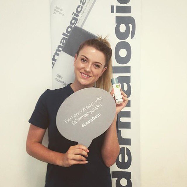 Sapphire is on training all week, and she's excited to be part of <a href="/DermalogicaUK/">Dermalogica UK & IRE</a> expanding her skills &amp; knowledge