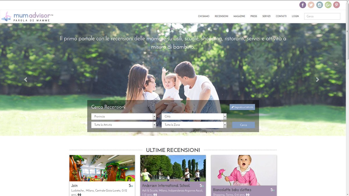 mumadvisor.com i consigli e i commenti su asili, scuole, ludoteche per i vostri bambini? Ecco <a href="/Mumadvisor/">Mumadvisor</a>!