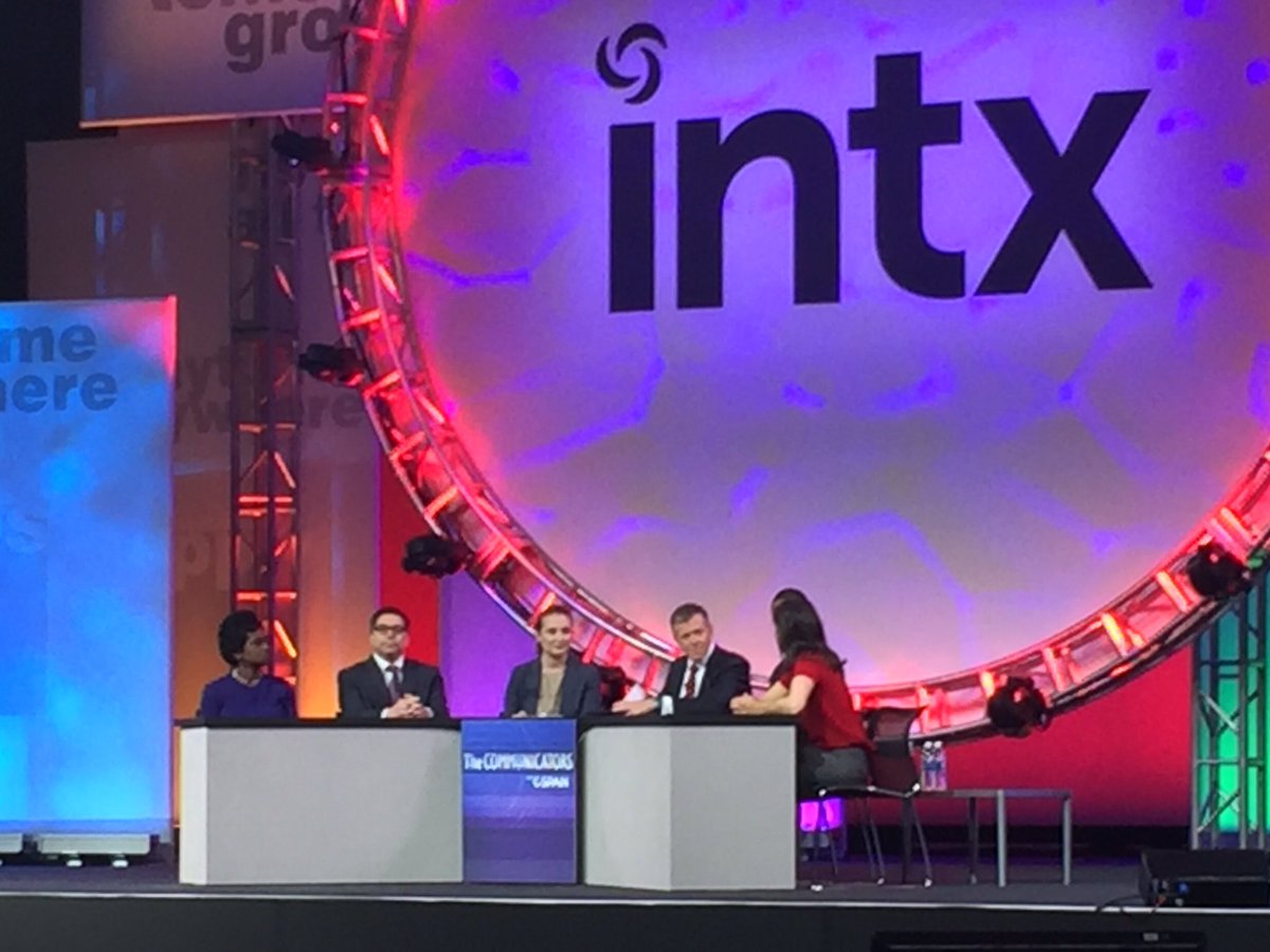 PDad's tweet photo. Super session @cspan Communicators @intxNCTA talking rapid clip of change in communications marketplace. #INTX2016 https://t.co/FRgf8YEFfy