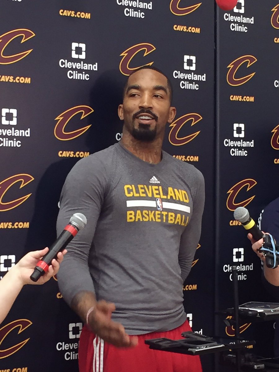 cavs's tweet photo. "Everyone is pushing one another to be better. More confidence is going into our game." @TheRealJRSmith
#ALLin216 https://t.co/Dzm4r1bKVB