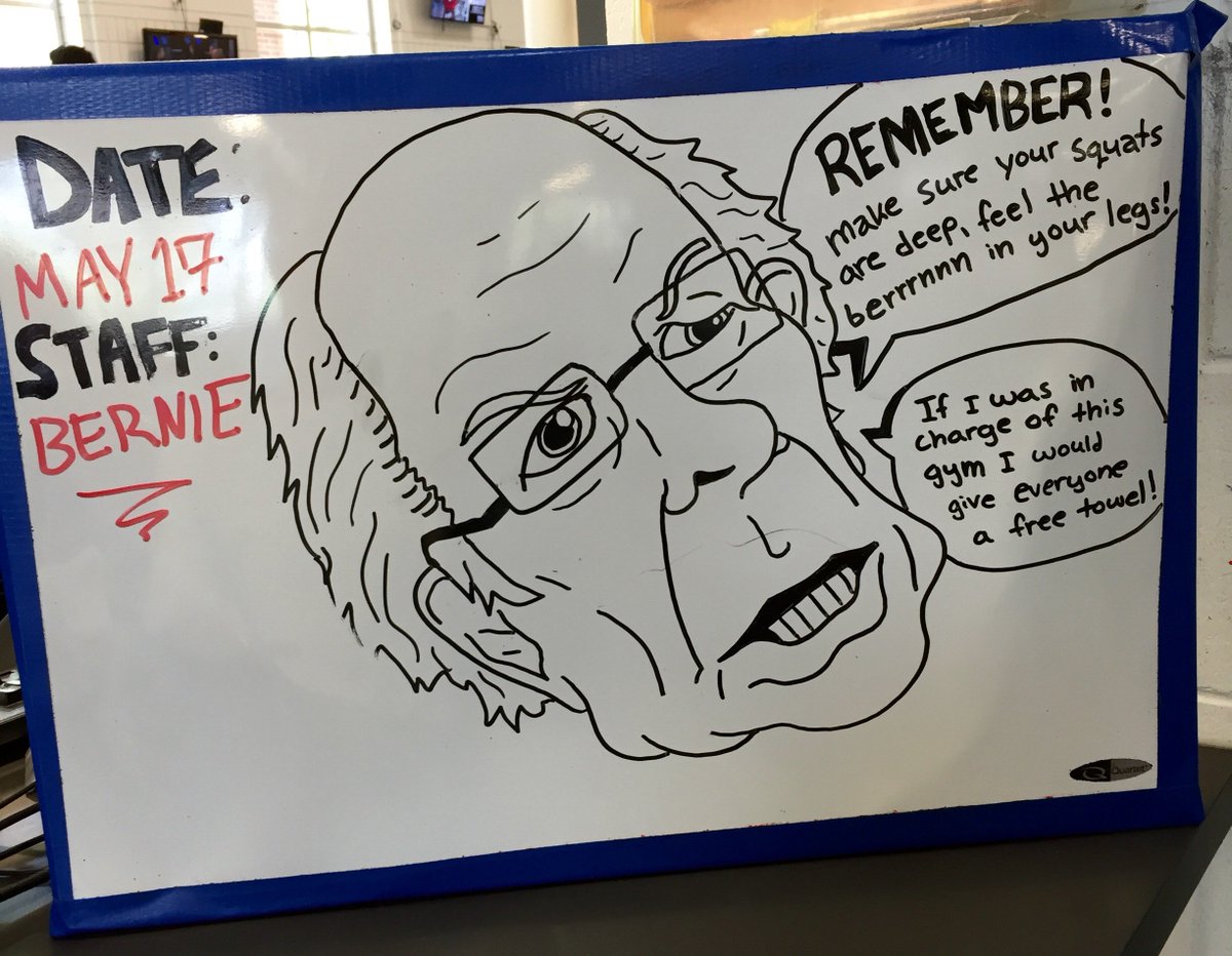 McGillRec's tweet photo. Feel the Bern at the @McGillU Fitness Centre! #getfitin2016 https://t.co/AFYWMj8N8O