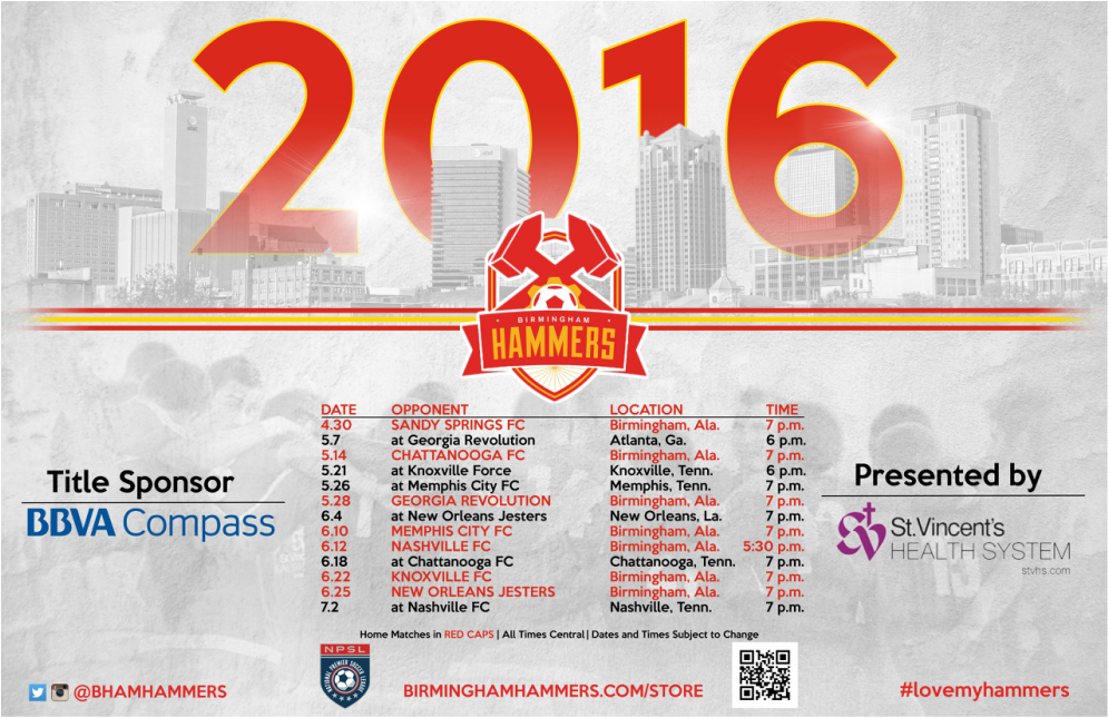 BhamHammers's tweet photo. Solve your "Summer Sports Blues" with a different kind of Alabama football https://t.co/sg049B7U7E @DivineMrsMH https://t.co/xP6BN2lcrK