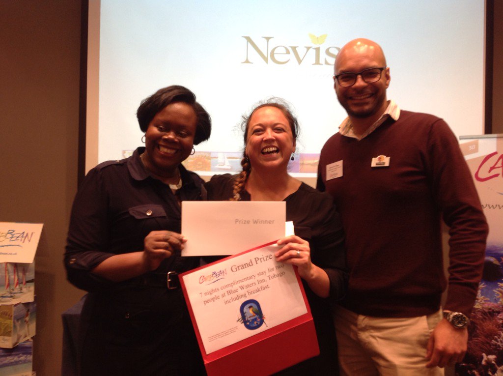 _LoveCaribbean's tweet photo. Nikki Metcalfe - FlightCentre_UK won a pair of @British_Airways tickets to #Tobago @TnT_SteelyPan #ctoroadshowlondon https://t.co/hgyIymGDMy