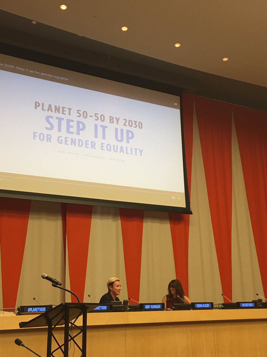 b_heardproject's tweet photo. @AbbyWambach "Women are just as badass as men" #Planet5050 #genderequalityinsports #equalpay https://t.co/iUtorL1vd2
