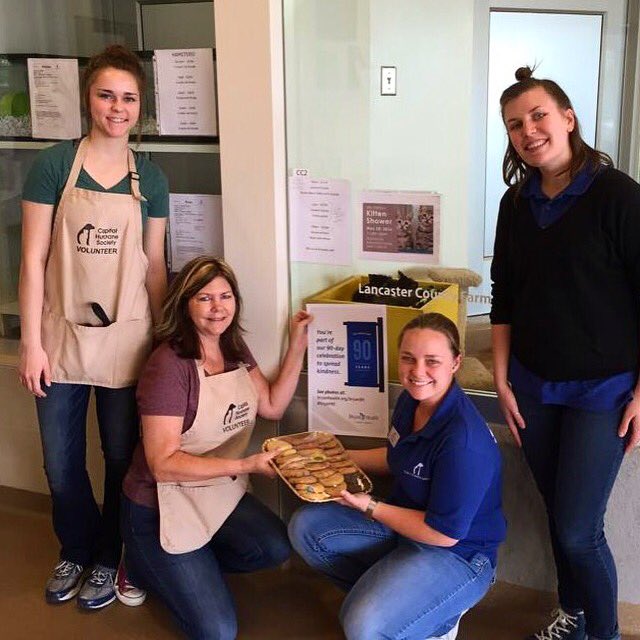 Bryan_Health's tweet photo. We surprised @capitalhumane with sweet treats as part of our 90 Acts of Kindness. https://t.co/fD0sRNb4Qy #bryan90 https://t.co/qmI2OqK6U7