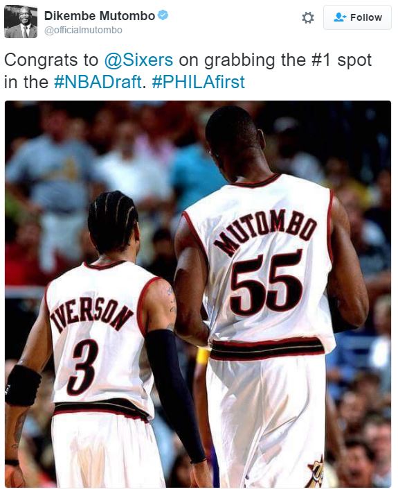 Sorry, Dikembe...you can block everything but the internet's memory.