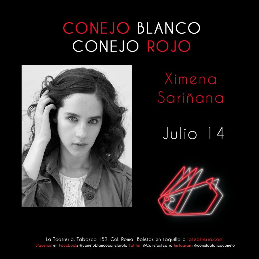 elteatrocdmx's tweet photo. @ConejosTeatro Una obra que no requiere dirección, ni ensayo @LaTeatreria @Lolo_andCo https://t.co/FjuDeUwLAQ https://t.co/tDasBDw22E