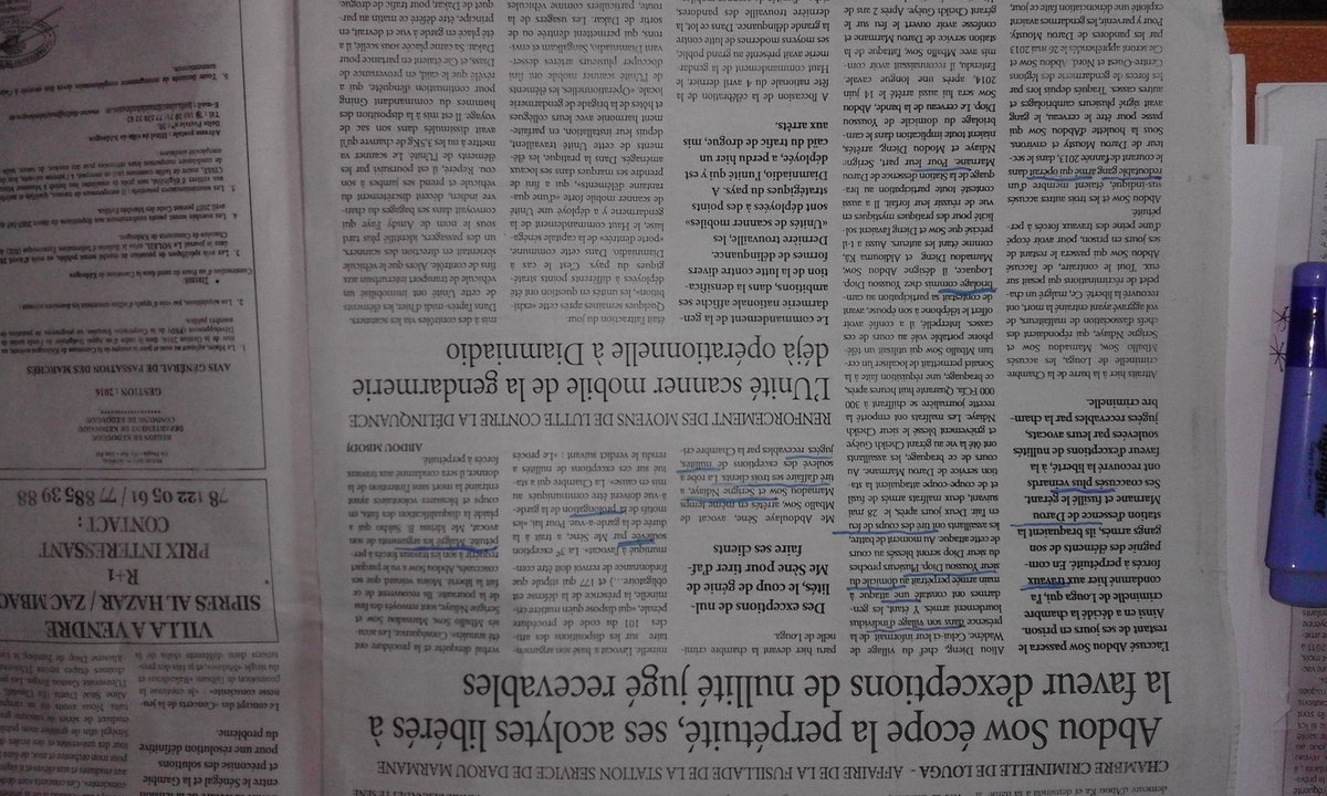 NjayDudu's tweet photo. @BarkaBA1 @JosephDiop Y a t il un correcteur a #L'Observateur? Visez cet article? https://t.co/mqAeWl1iaE