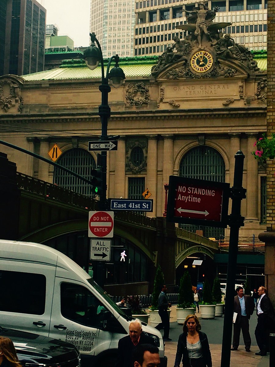HEREXVII's tweet image. Judging #caples on park avenue #nyc my view of grand central station when I stand and puff