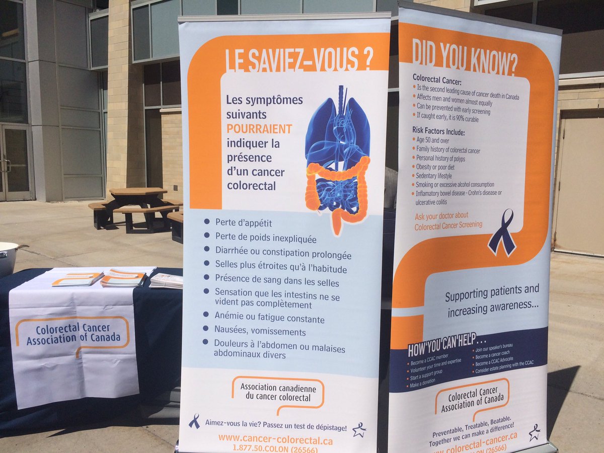 OttawaHospital's tweet photo. Great to have @coloncanada here to raise awareness in memory of Nicole's mother Sophie - get screened! https://t.co/tmwyk3Ee7O