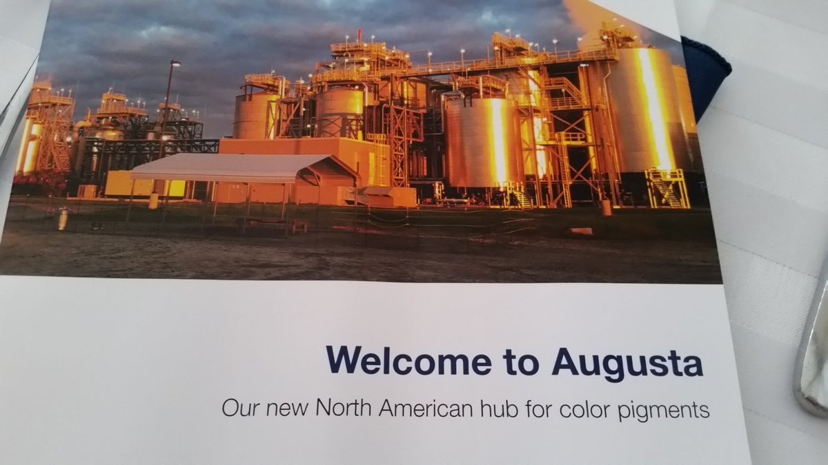 hardiedavis's tweet photo. Welcome to Augusta. Employing more than 100 people, $172 million invested in the project. #DestinationAugusta https://t.co/H5LP9b47uH