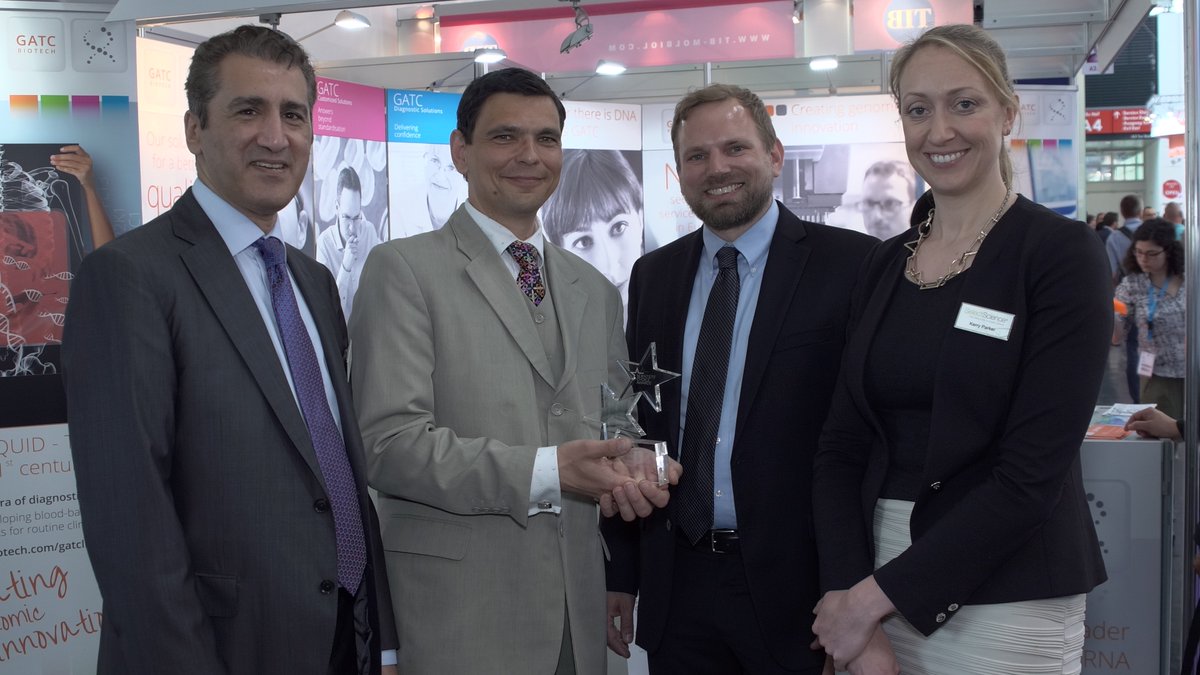 SelectScience's tweet image. .@gatcbiotech receive their #ScientistsChoiceAwards at #analytica2016. @analyticaFair bit.ly/1XepPdz