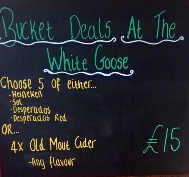 Bucket anyone?............go on then #heineken #sol #desperados #desperadosred #oldmoutcider #thegoose #pocklington