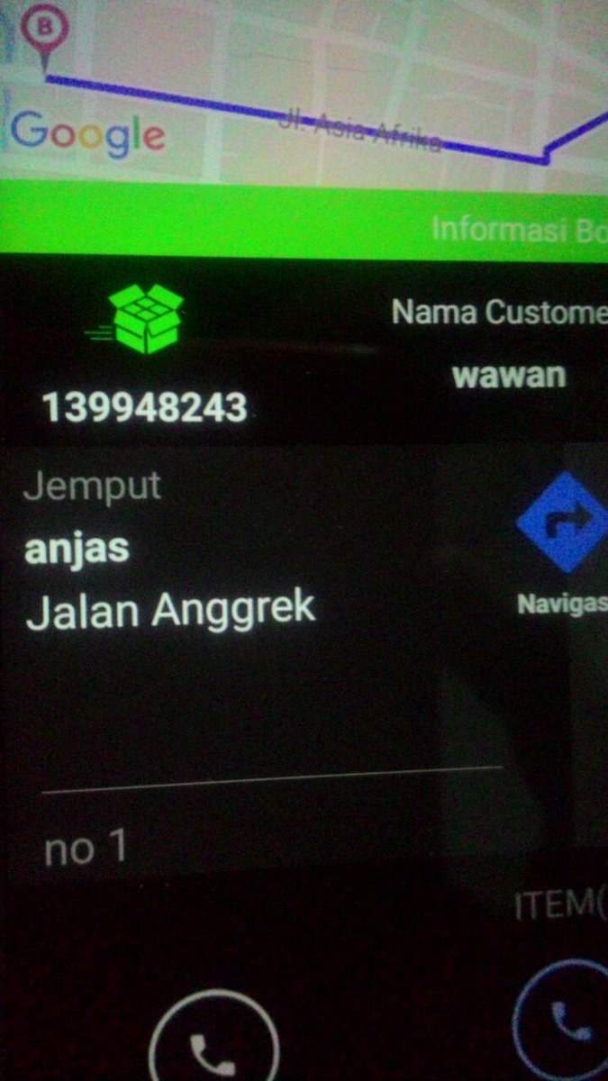 wiandraandra's tweet photo. @gojekindonesia tolong di cancel nomer couatumer tidak bisa dihubungi dan order digantung ..... https://t.co/cduoyjUtvZ