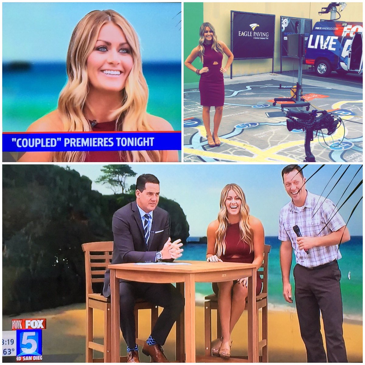 lindsey_tuer's tweet photo. Thanks @fox5sandiego for having me on the show this morning to promote the season premiere of @CoupledFOX ❤️#coupled https://t.co/cqMN82u0JT