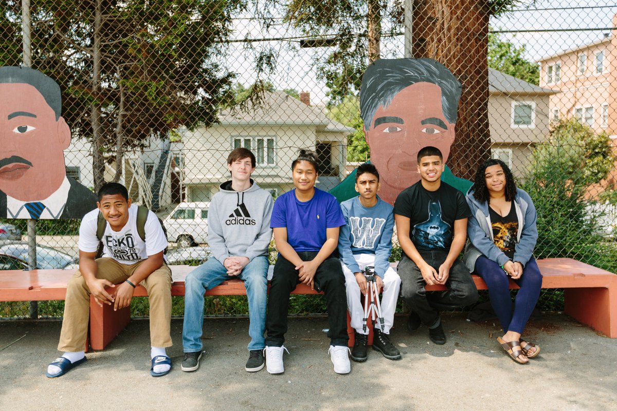 Students from Oakland High School that will be some of the first to participate in our High School 360 Challenge!