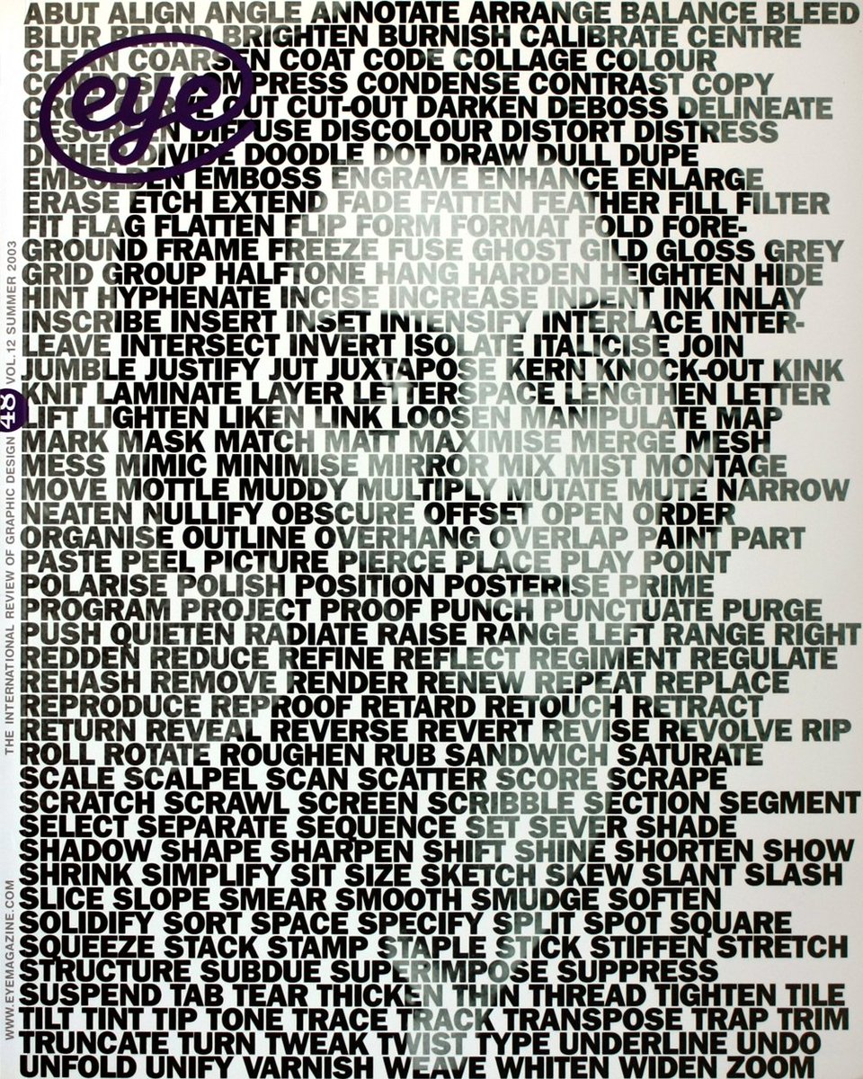 eyemagazine's tweet photo. REPUTATIONS: DAVID KING, https://t.co/i82cO3jy1i
Interview by Christopher Wilson, first published in #Eye48, 2003. https://t.co/ch6iioHvFK