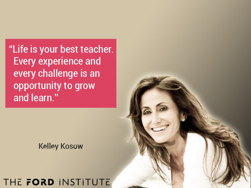 KelleyKosow's tweet photo. “Life is your best teacher.  Every experience and every challenge is an...” Kelley Kosow
#FordInstitute https://t.co/BUS0w4wlji